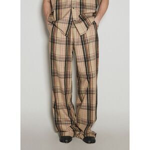 Vtmnts Men Car Flannel Pants